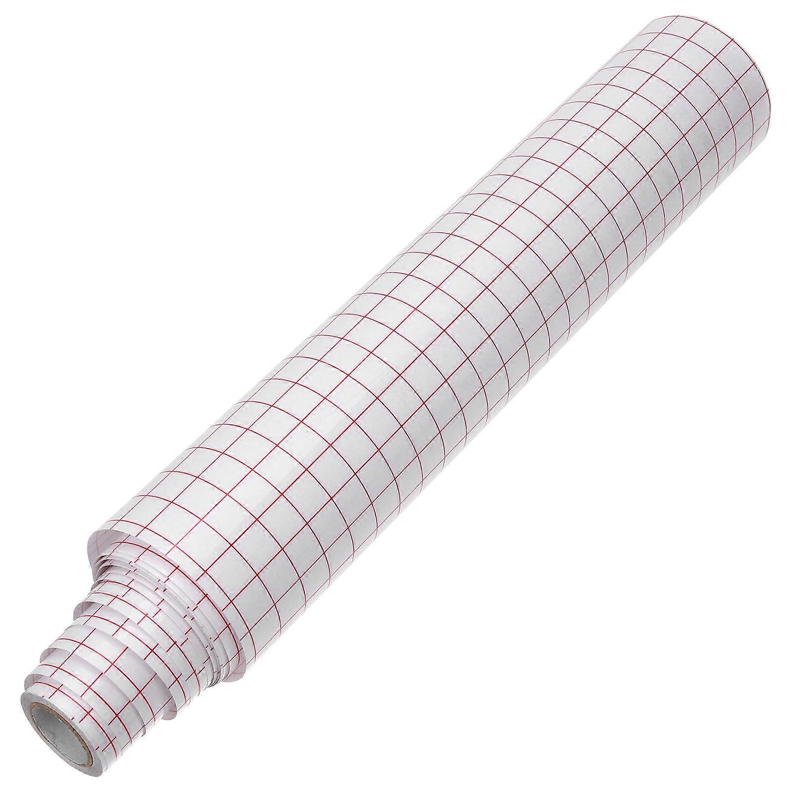 Heat Transfer Tape Grid Transfer Paper Home Use Red Grid Medium Adhesive Easy To Use 1Set