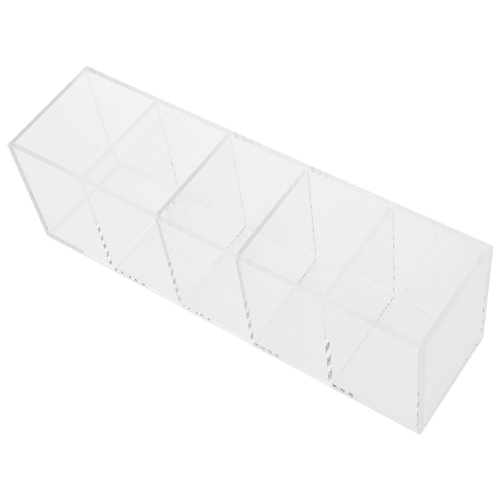 Transparent Acrylic Pen Holder for Storage Suitable Home Storage Box