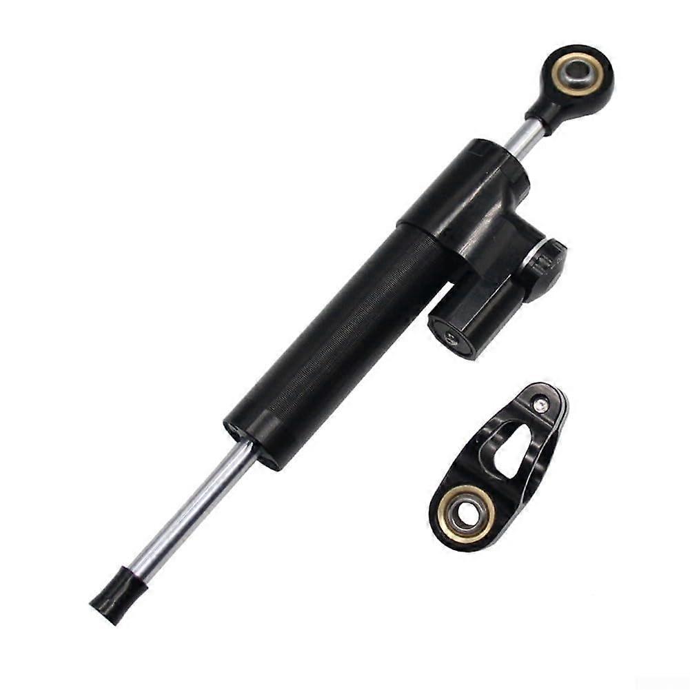 Adjustable Scooter Steering Damper for Enhanced Stability and Safety, Universal Fit, Black