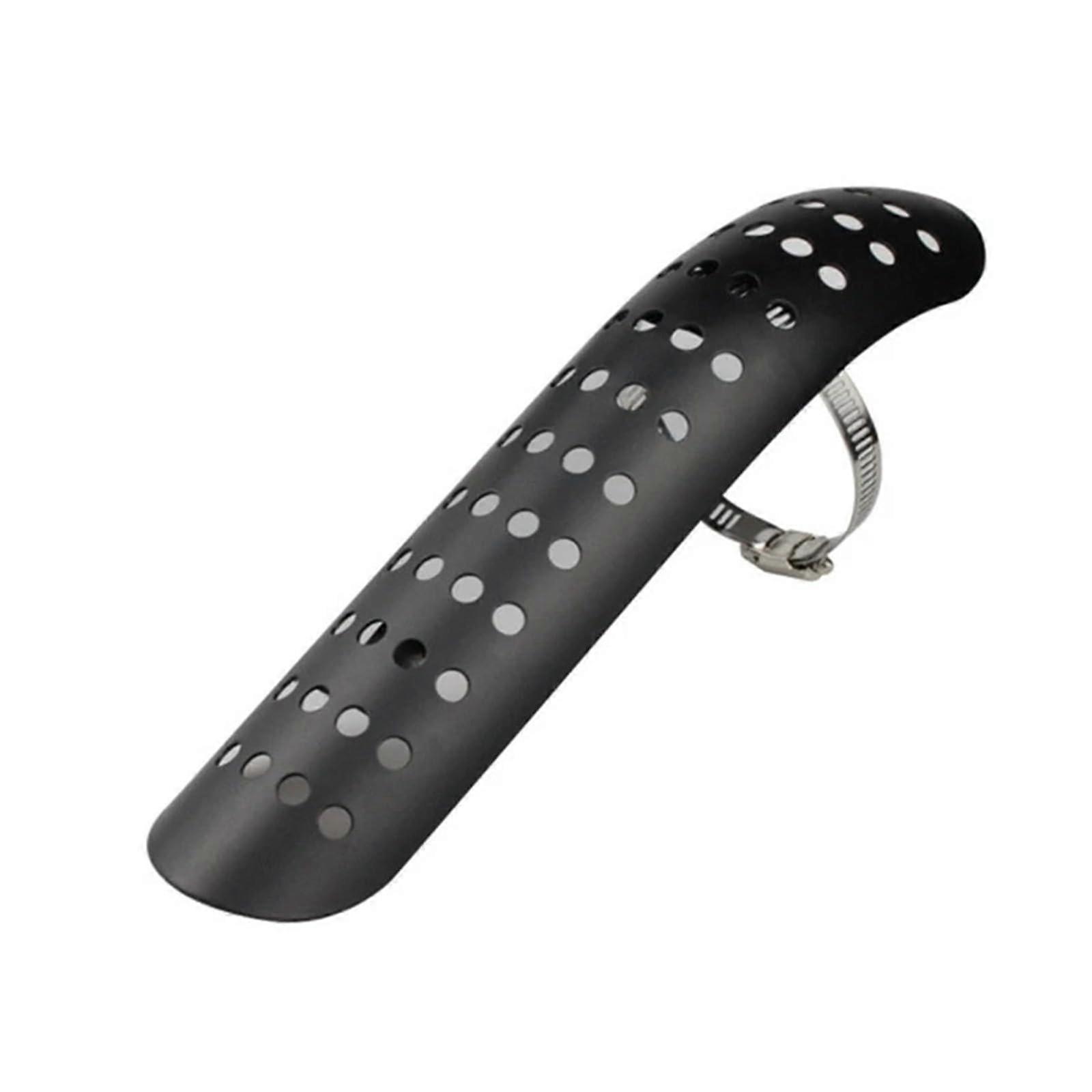 Motorcycle Exhaust Heat Shield Cover Black Universal ImpactResistant Pipe Protector