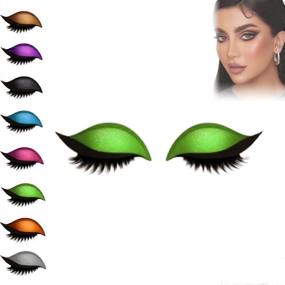 Reusable Eyeshadow Eyelash Stickers 2in1 Shadow and Lashes Waterproof Instant Eye Makeup