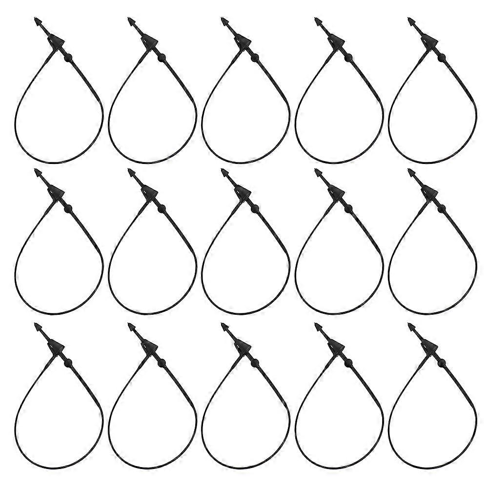 Black Security Loop for Fastening Use Plastic Tag Fastener 5000Pcs Set