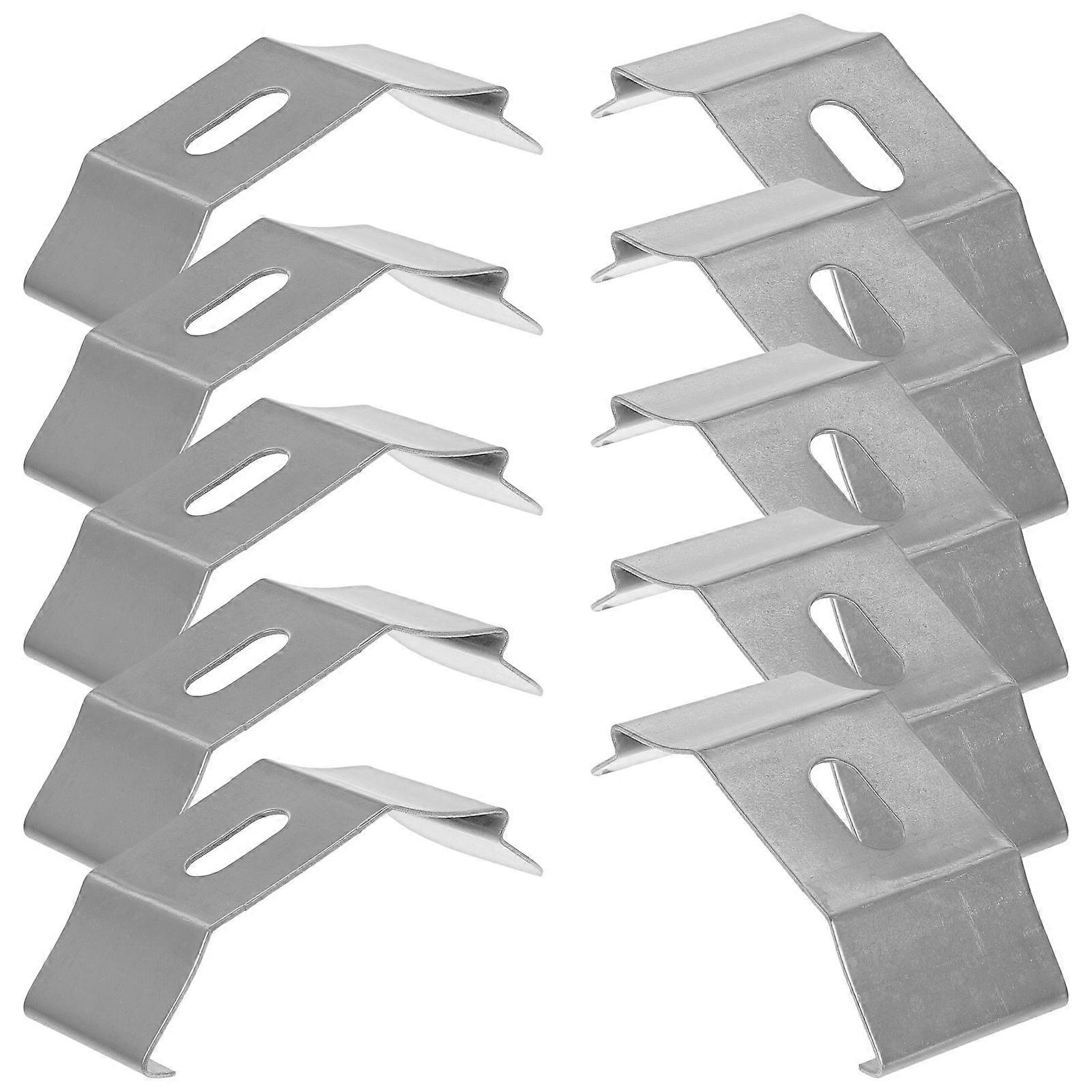 Curtain Bracket Support Silver Metal Bracket for Blind 30Pcs Pack