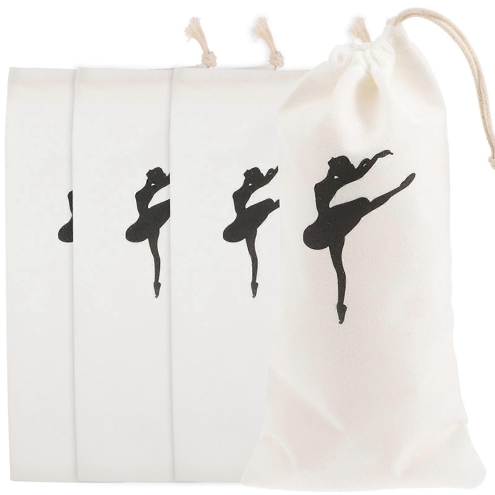 Ballet Shoe Bags Canvas Drawstring Bag for Storage 20Pcs Assorted Color