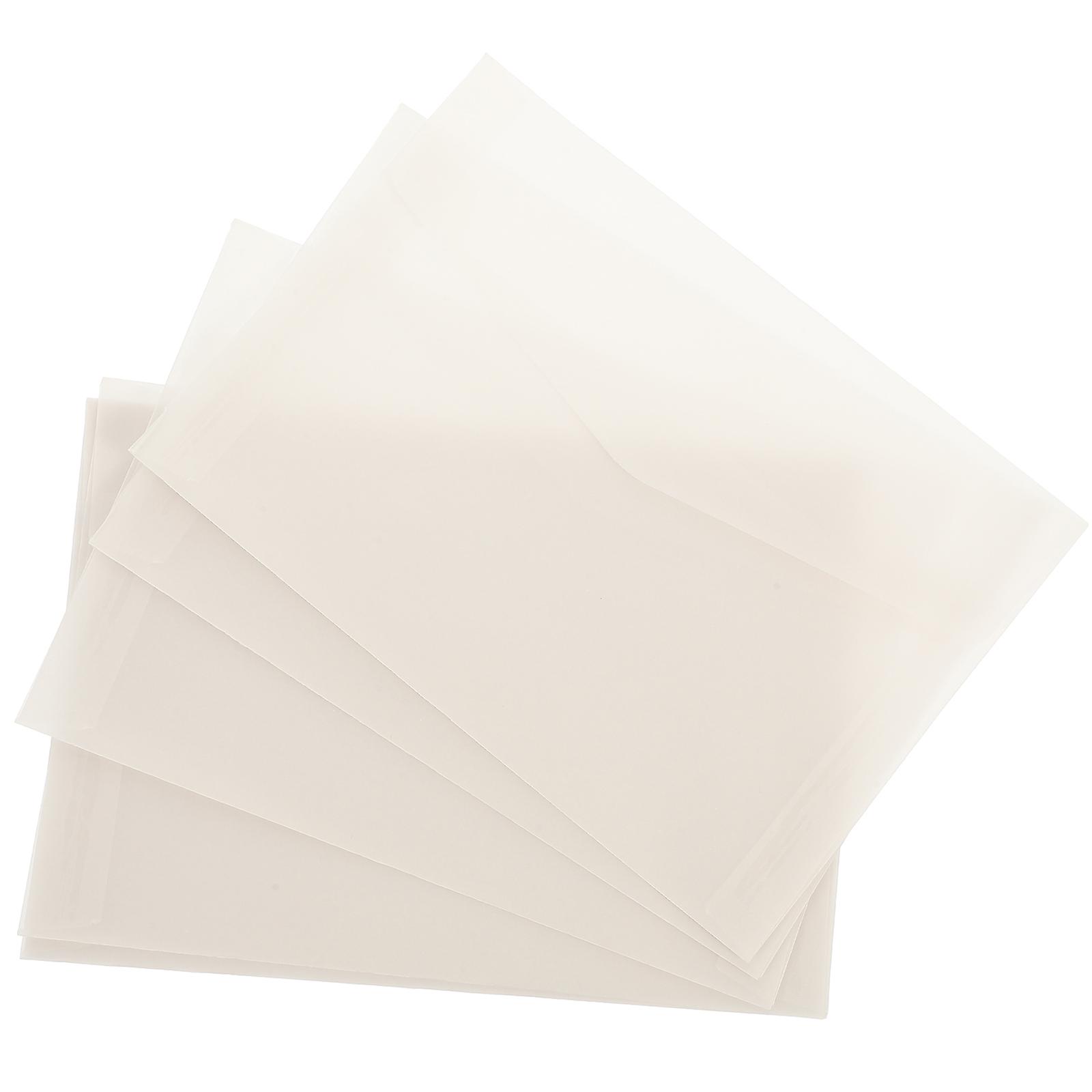 Fire Wax Seal Envelops Paper for Holding Letters 50Pcs Translucent Envelops