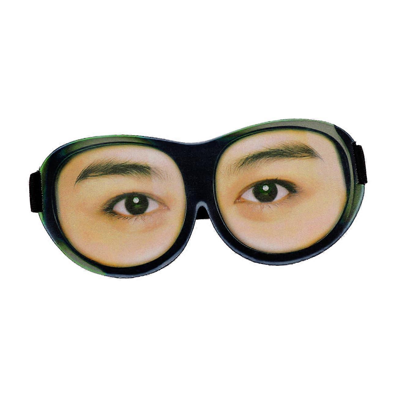 Funny 3D Sleeping Eye Mask Light Blocking Comfortable Adjustable Strap for Travel and Home