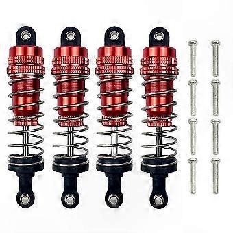 4Pcs Oil Shock Absorbers for 1/16 RC Car Upgrade Parts, Durable Metal Front and Rear Damper Set