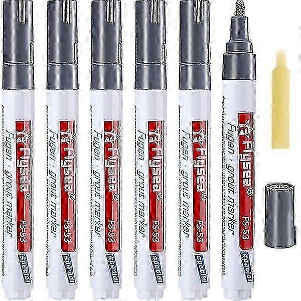 6 Pcs Grout Pen for Wall, Grout Restorer Pen