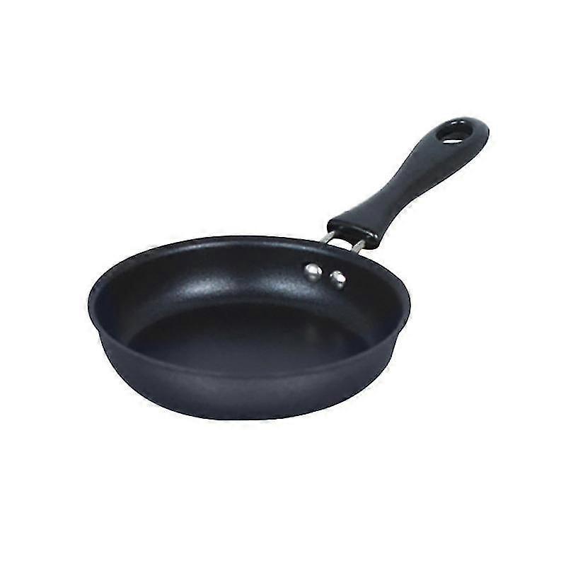 12cm Mini Round Flat Bottom Non-Stick Frying Pan for Steak, Egg & Breakfast