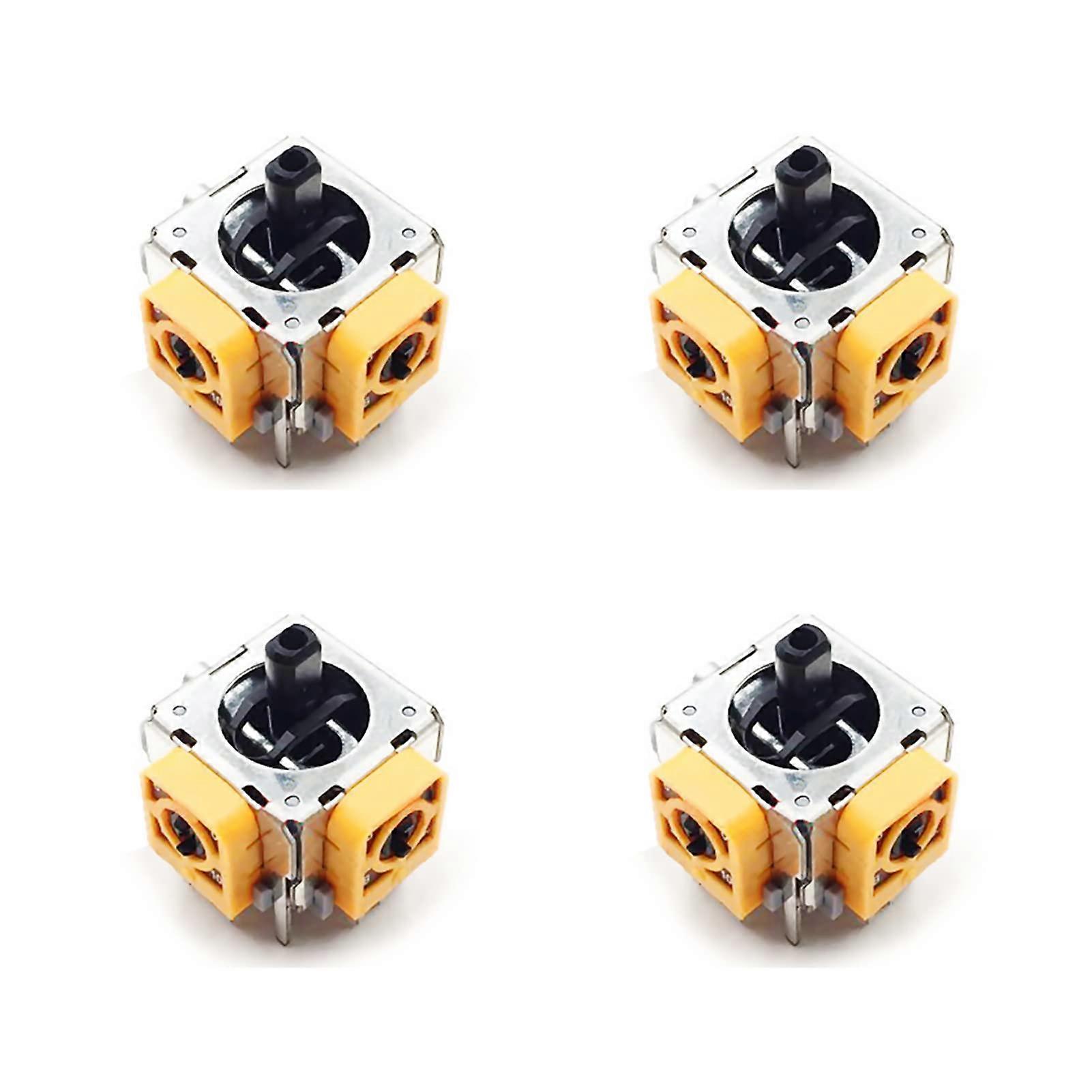 Yellow Thumbstick Replacement Kit for Xbox 360 Controller, Fix Stick Drift for Wireless and Wired Models Ref:1710