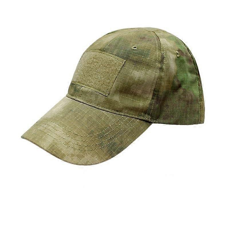 Tactical Baseball Cap Adjustable Breathable Cotton Polyester Hunting Hat with Patch Holder Style 9