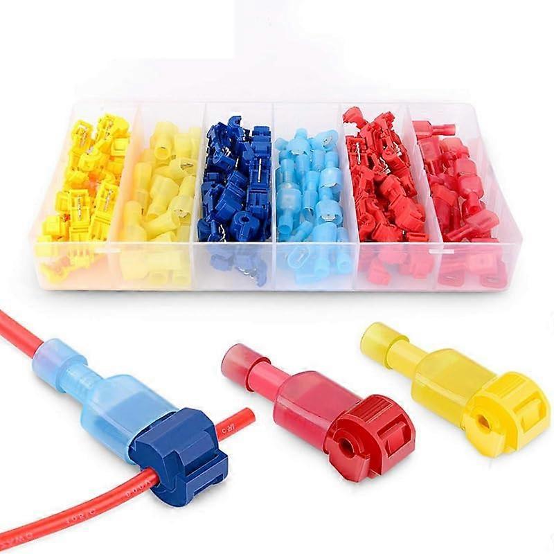 TShaped Terminal Blocks and Wire Connectors, Quick Wire Connection Clamps Set, 120pcs Box