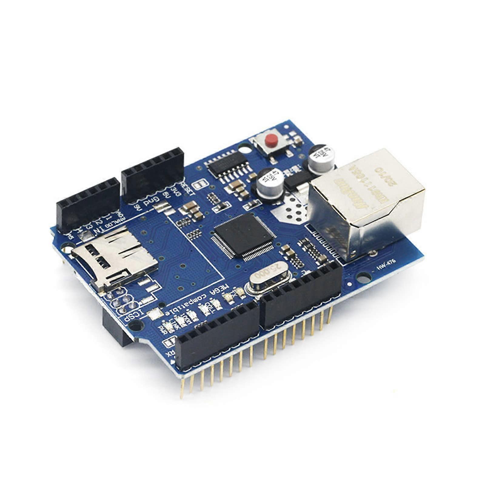 Ethernet Shield W5100 for Arduino Mega 2560 and UNO, Easy Internet Connection