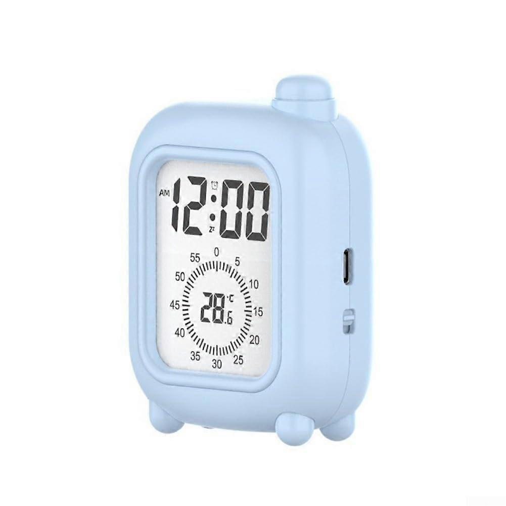 Digital Kitchen Timer with EasytoRead LCD, Temperature Display, TypeC Charging, Blue