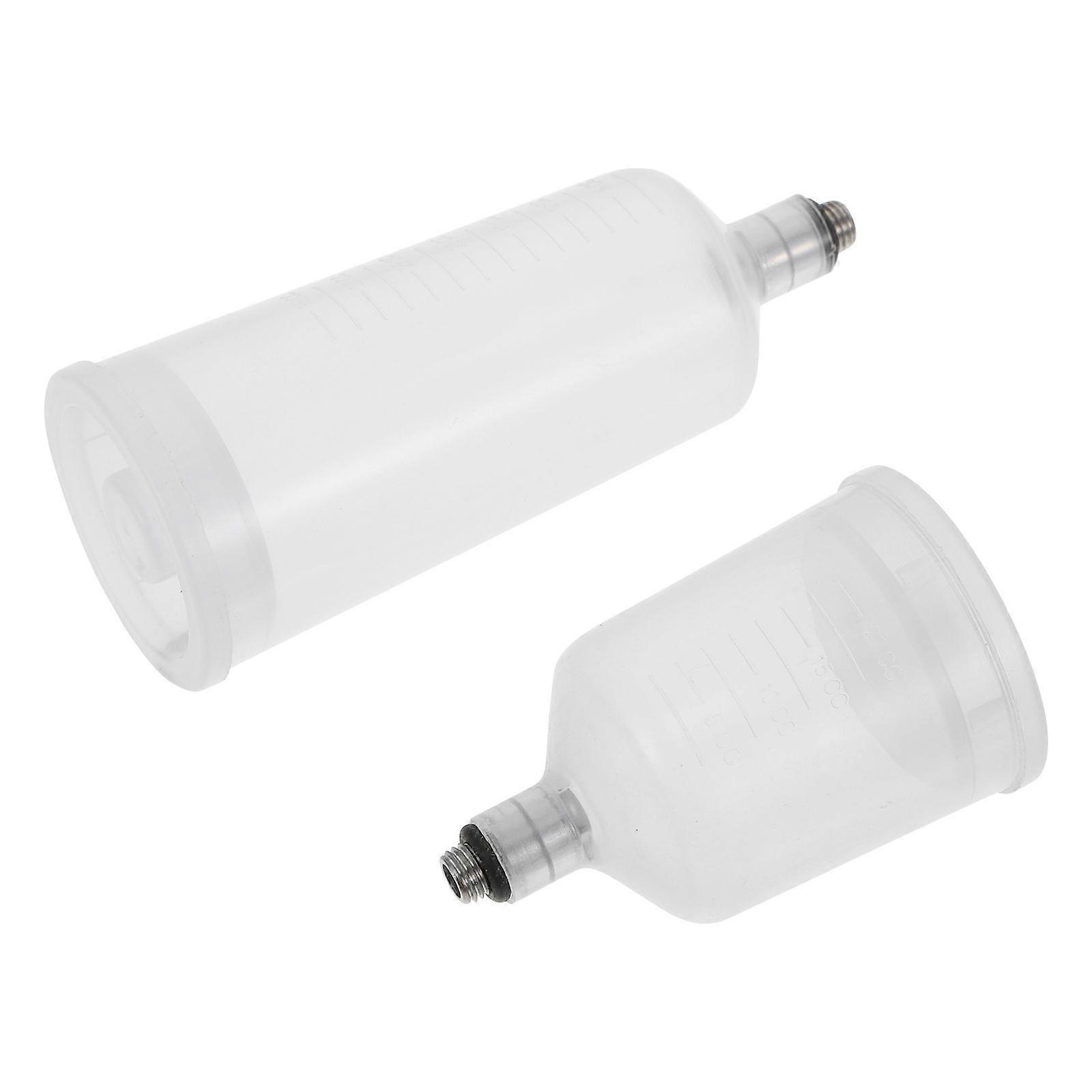 2PCS Split-type Airbrush Use Paint Container Replaceable Airbrush Pigment Cup