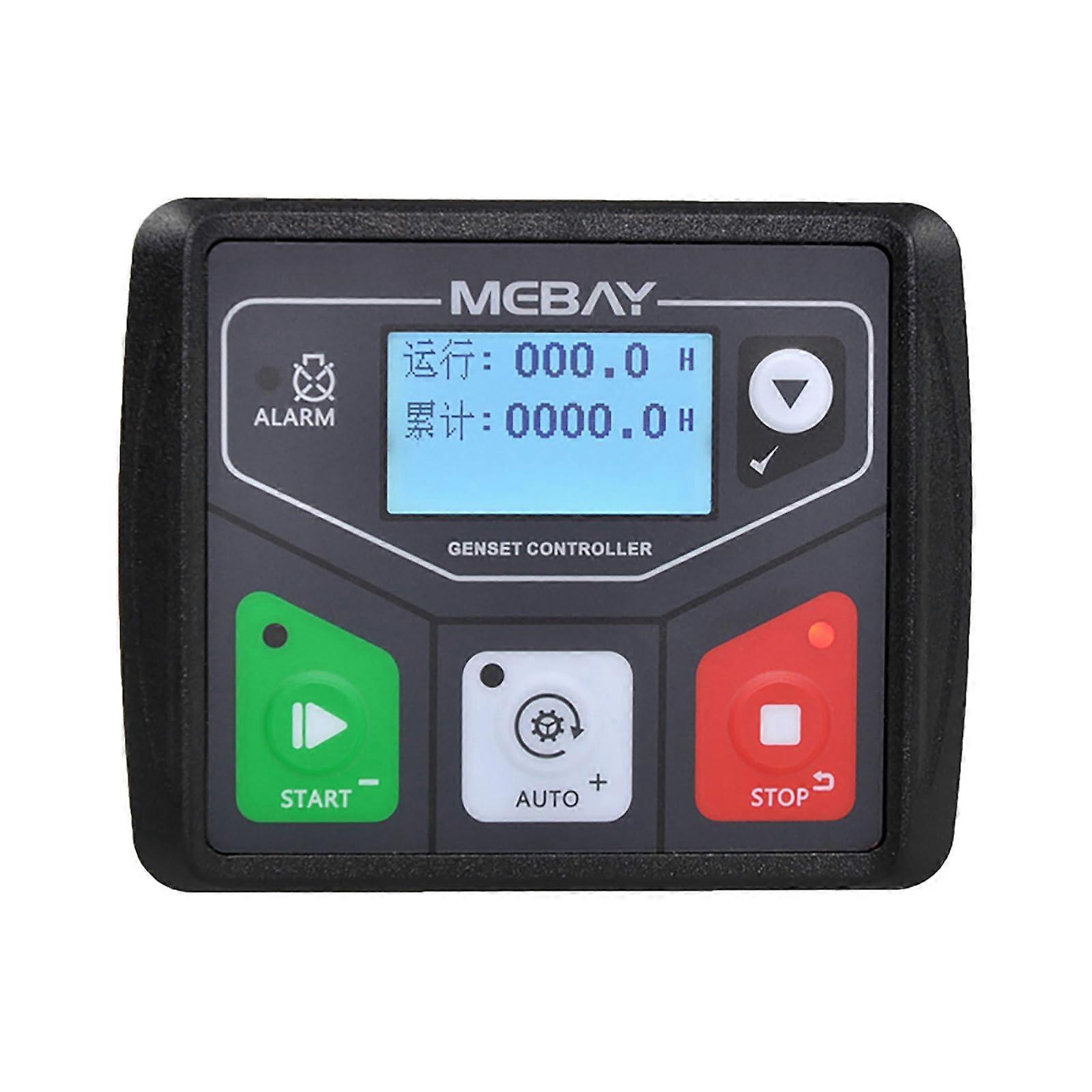 Diesel Generator Controller DC30T Automatic Genset Start Stop IP65 Weatherproof LCD Panel