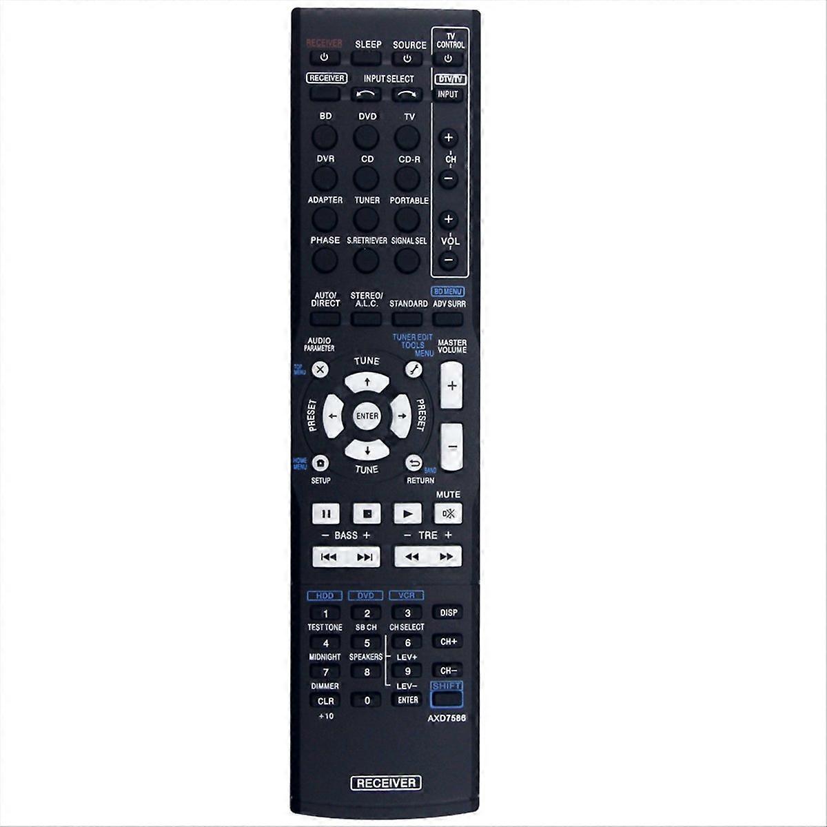 Replace AXD7586 Remote Control for Pioneer AV Receiver Remote Control