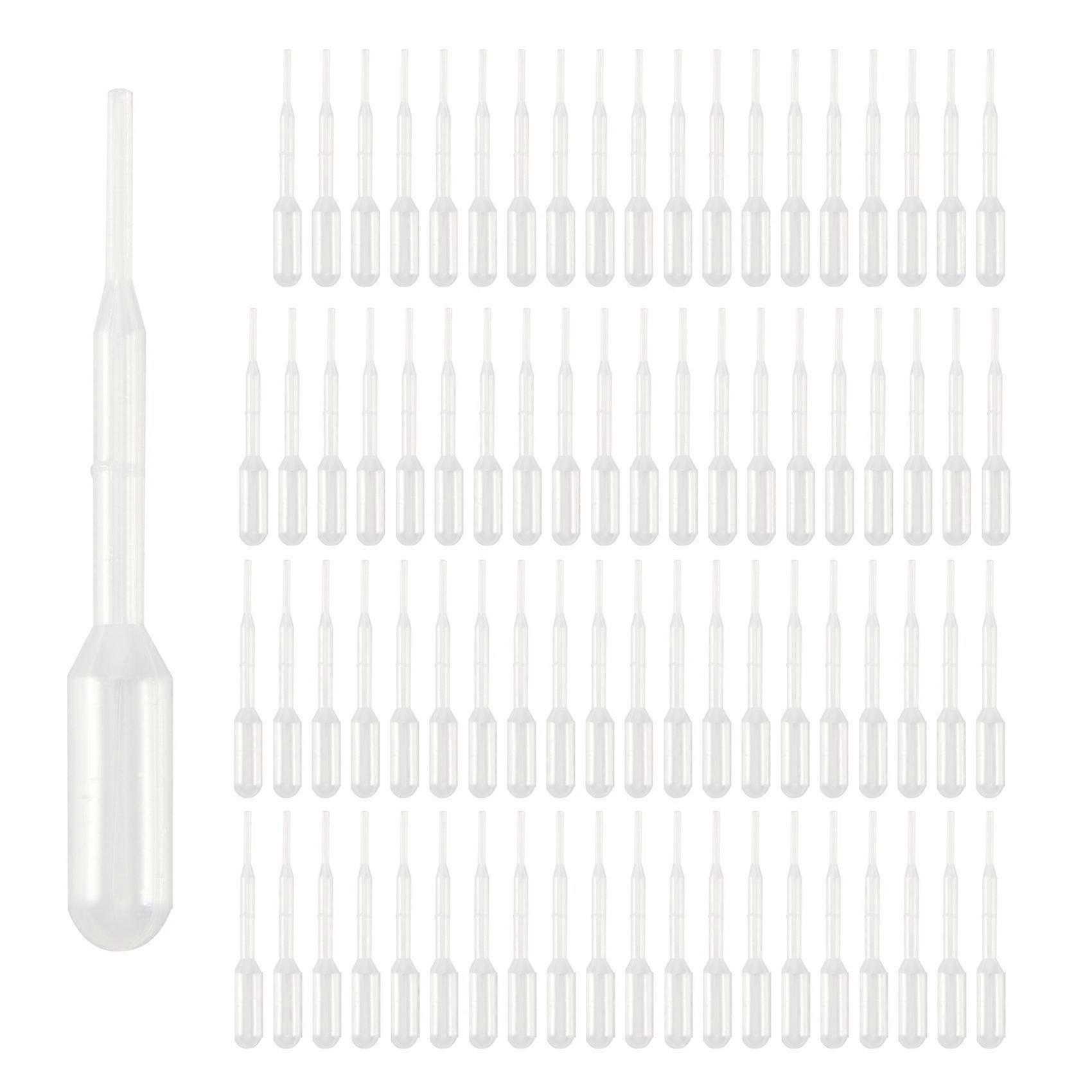 100PCS Graduated Pipettes Dropper Polyethylene (0.2ml)