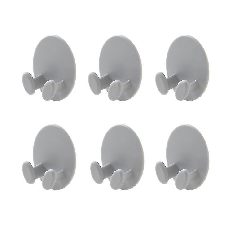 Plug Hook Oval Socket Hook for 12Pcs Adhesive Multifunctional Holder
