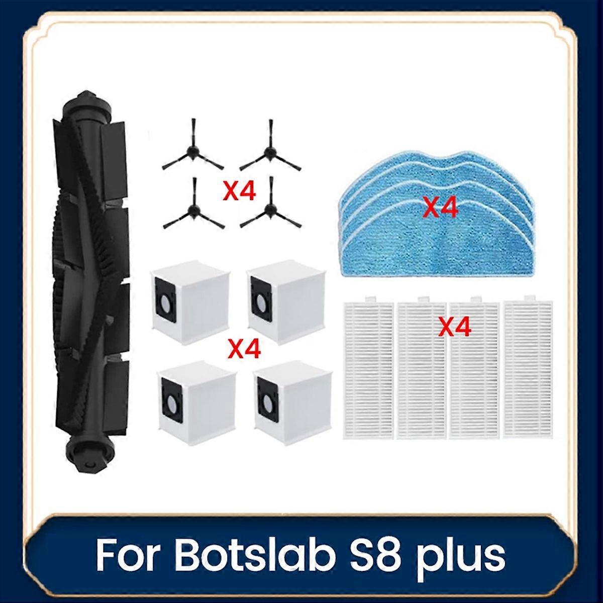 17PCS for Botslab S8 Plus Vacuum Roller & Filter Kit