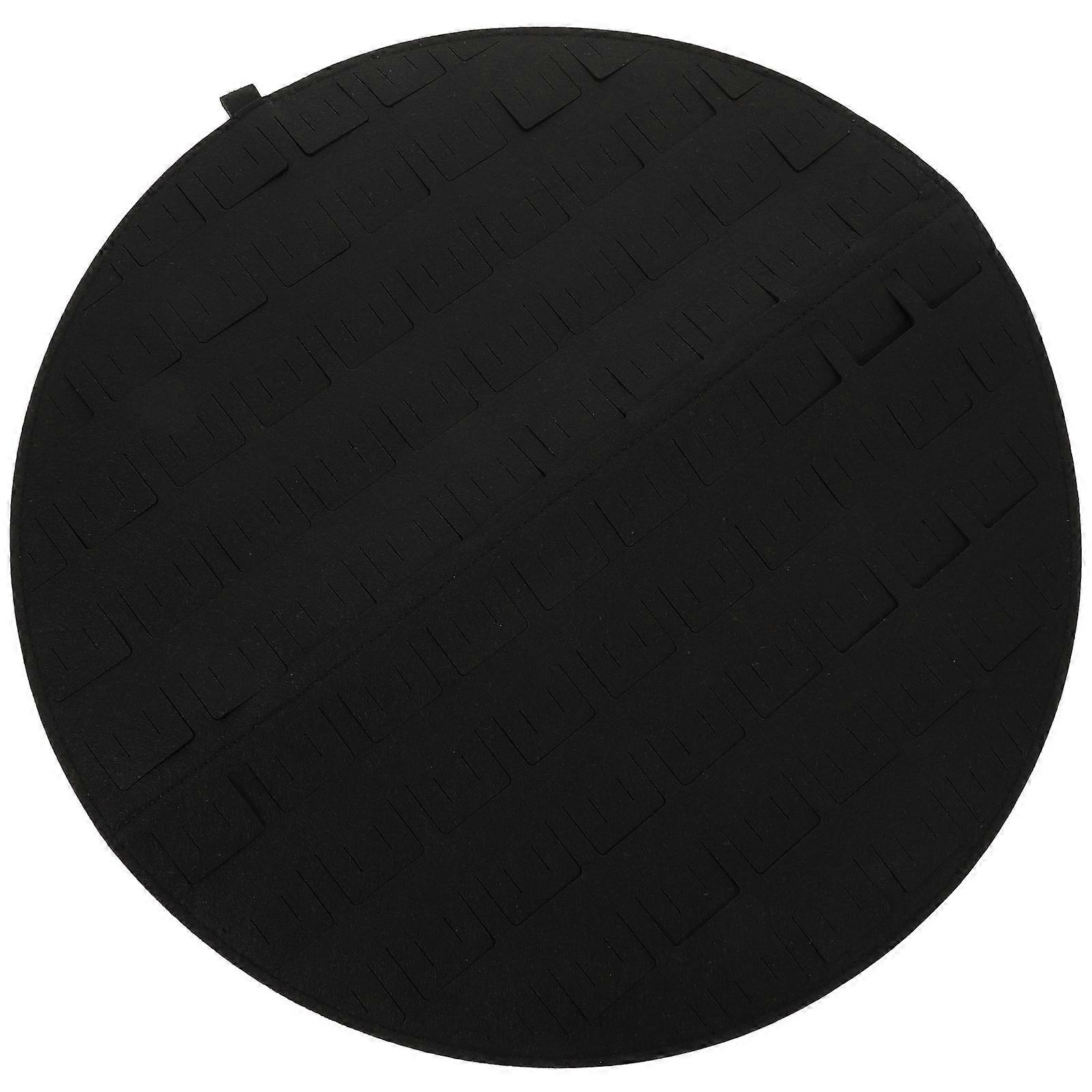 Felt Pin Storage Organizer Hanging Brooch Display Holder Black