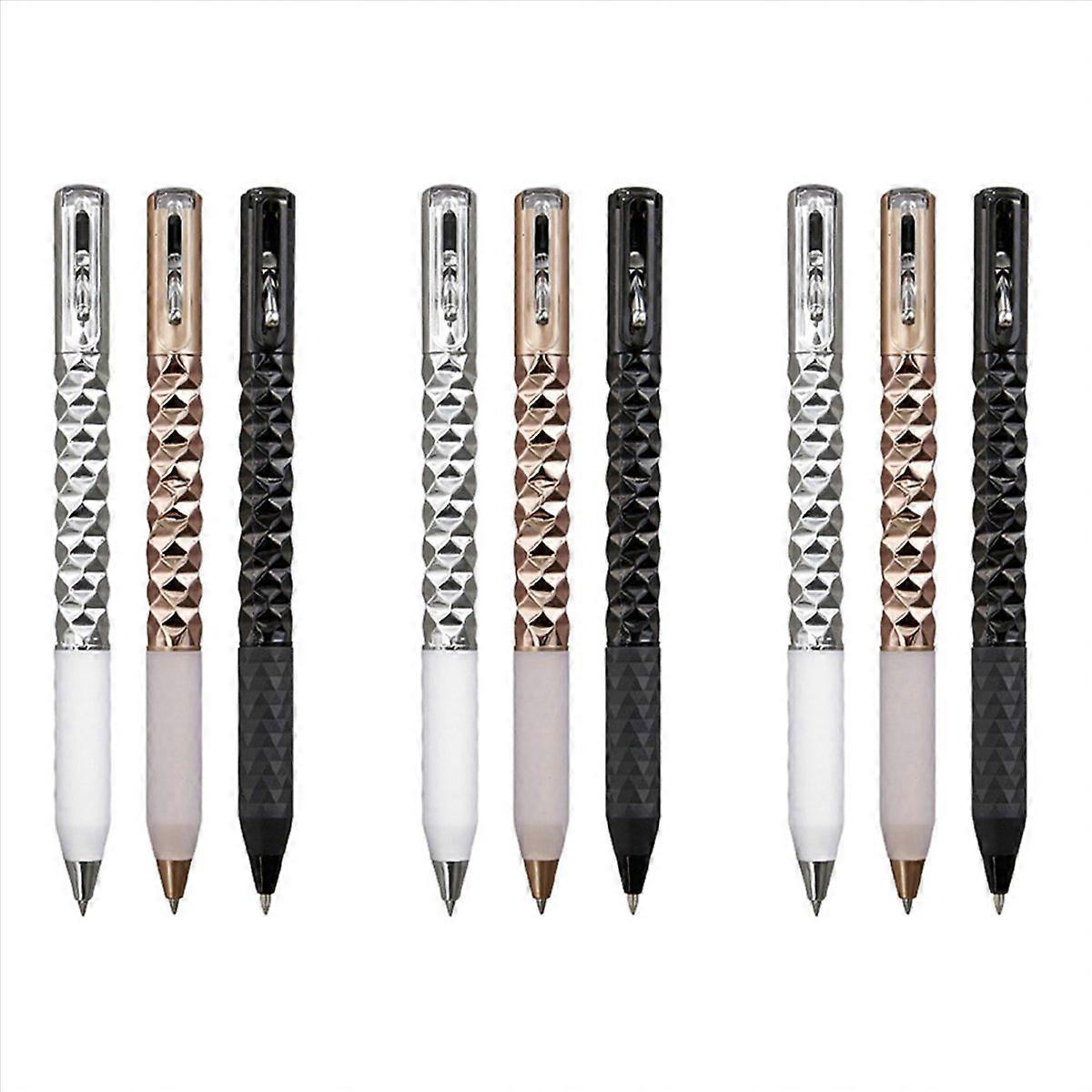 Geometric Metal Crinkle Pen Fidget,multicolor