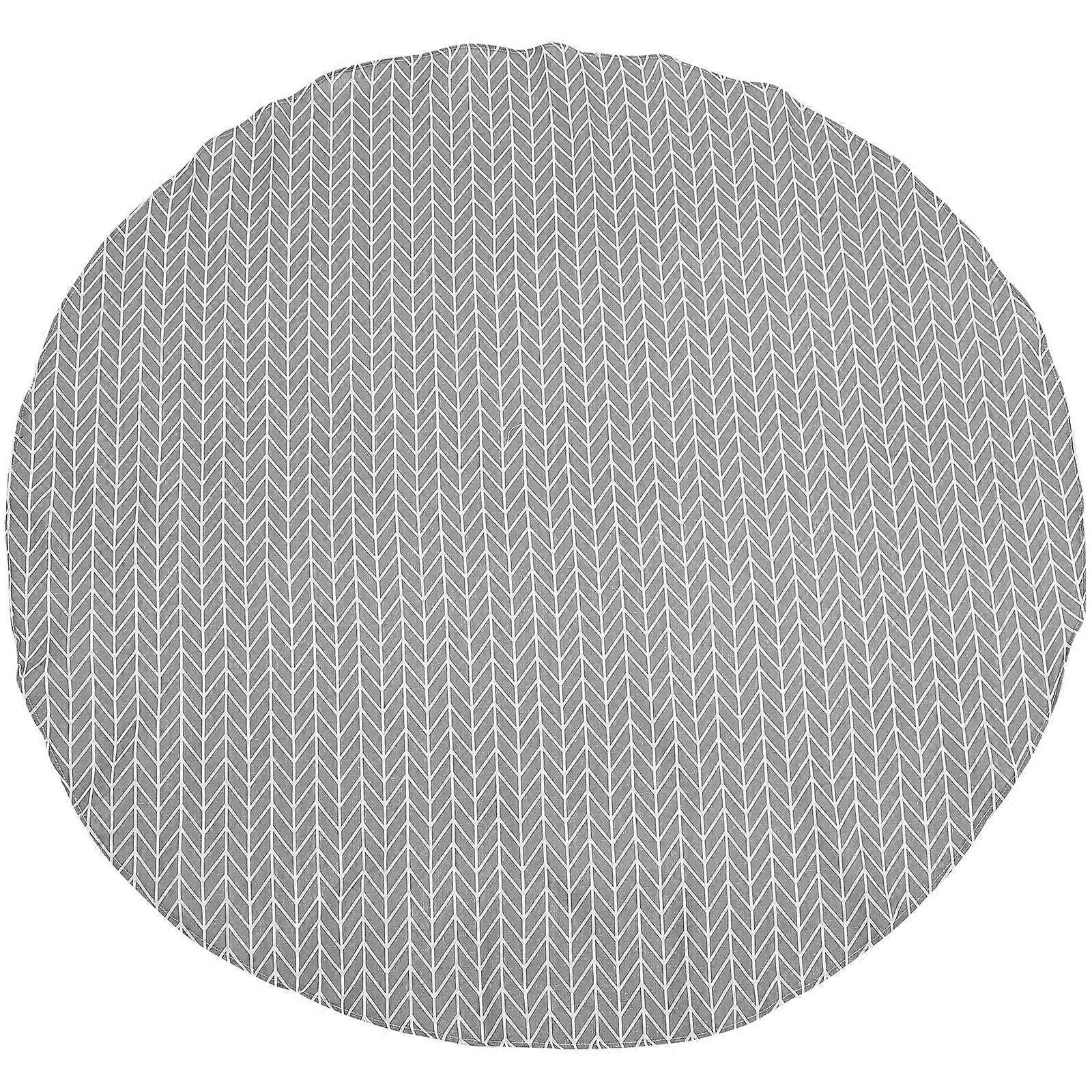 Decorative Round Tablecloth Simple Tablecloth for Dining Room 3Pcs Set