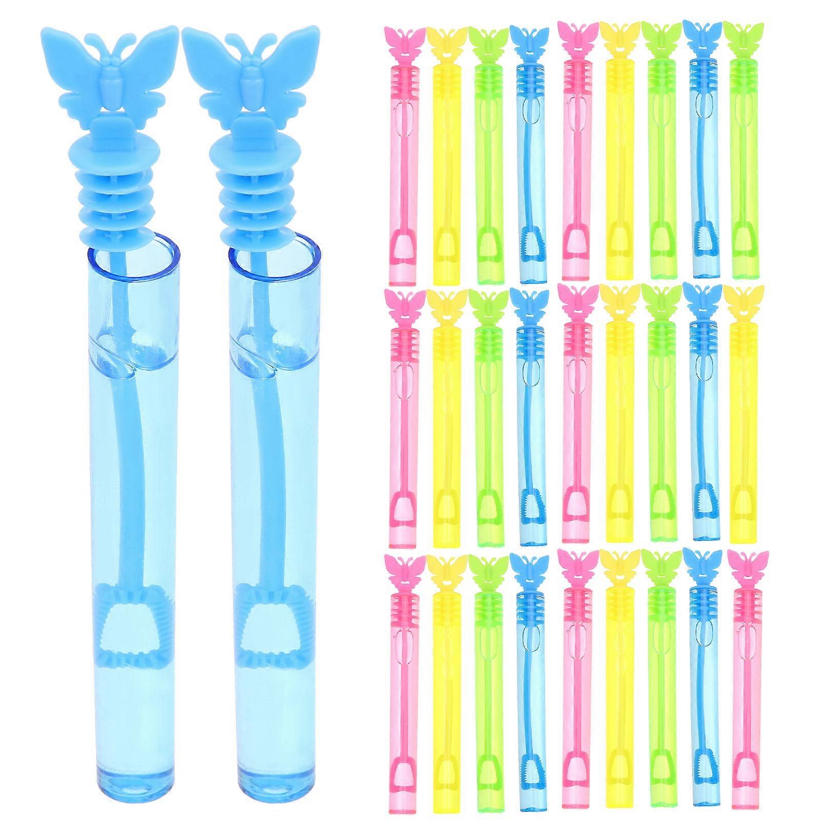 Bubble Wands Bubble Making Plaything for Parties 48Pcs Assorted Color Pack
