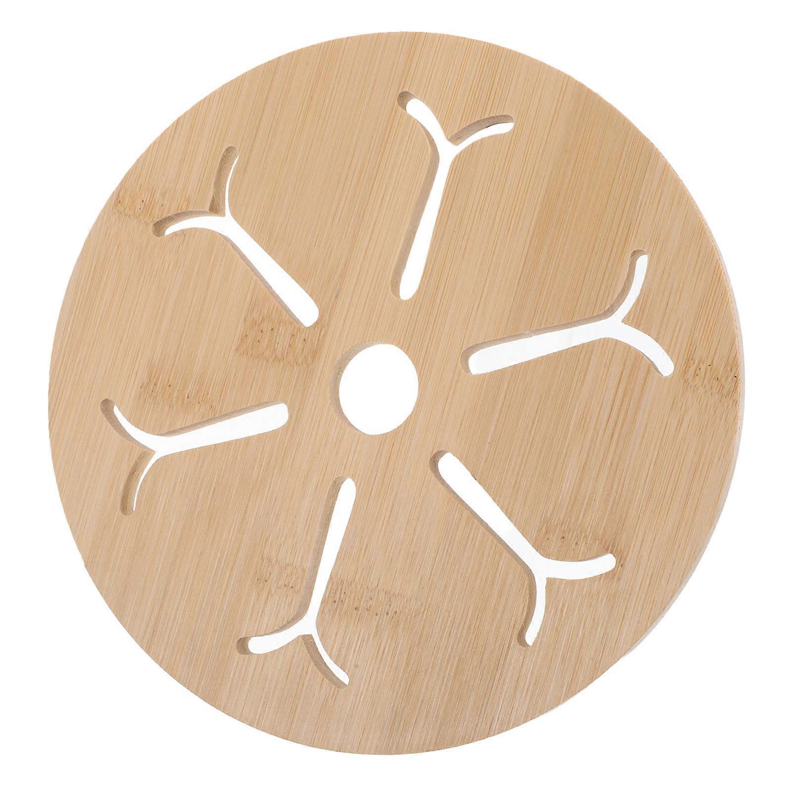 Heat Resistant Bamboo Coasters for Cups with Non-Slip Function