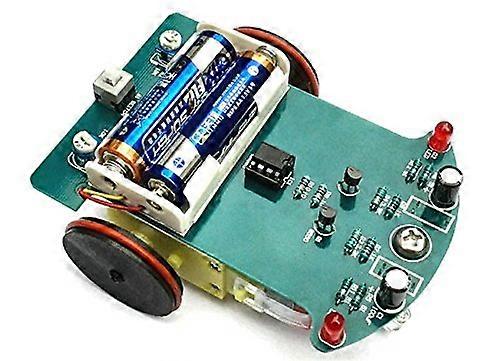 Line Tracking Robot Kit with Microcontroller DIY Smart Car for Beginners Educational Assembly