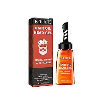 Pente de pomada para cabelo masculino: fácil de enxaguar, fixação duradoura, secagem rápida, não oleoso e com estilo natural.