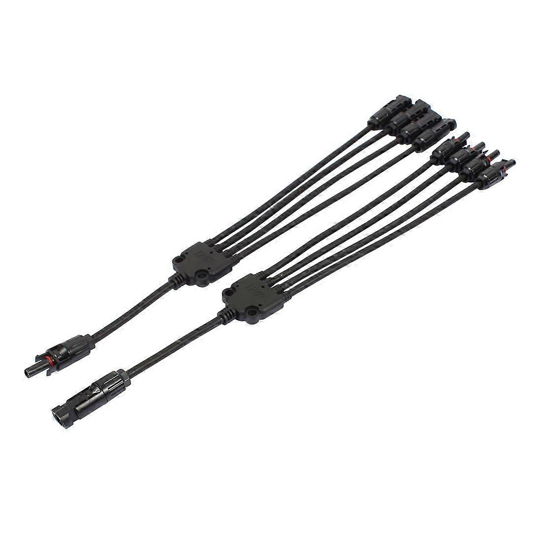 MC4 Y Branch Connector 30A Pair for Quick Parallel Solar Panel Connections MMMMF FFFFM Set