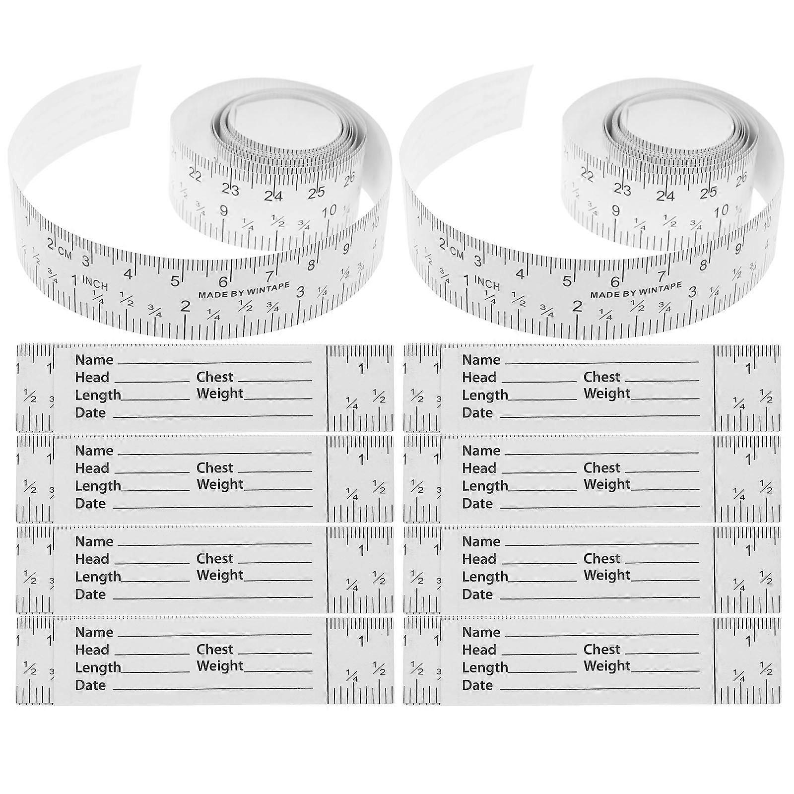 30Pcs Paper Ruler for Engineering with Accurate Centimeter Inch Scale
