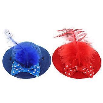 Petits chapeaux de poule décoratifs avec mentonnière élastique ajustable (lot de 10)