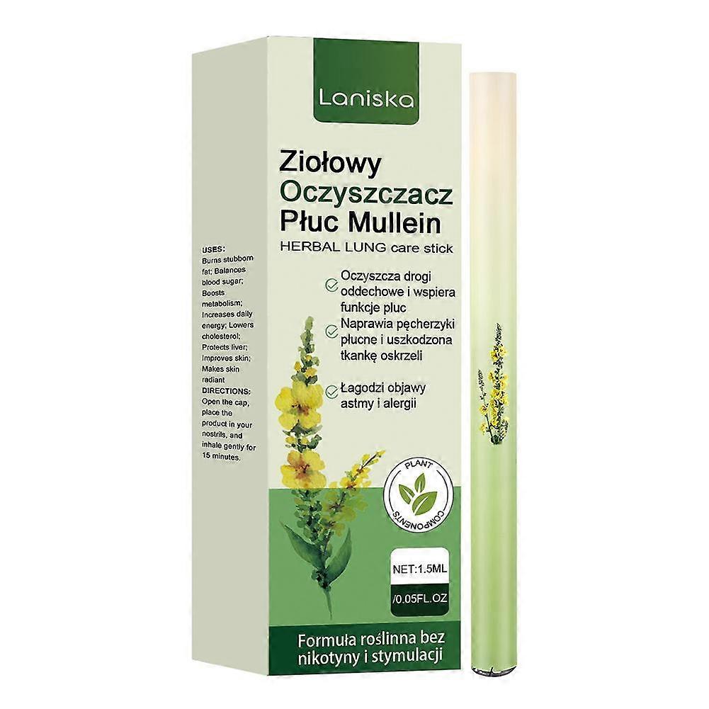 Botanical Mullein Lung Cleanse Diffuser,Mullein Inhaler Pen, Herbal Diffuser Pen