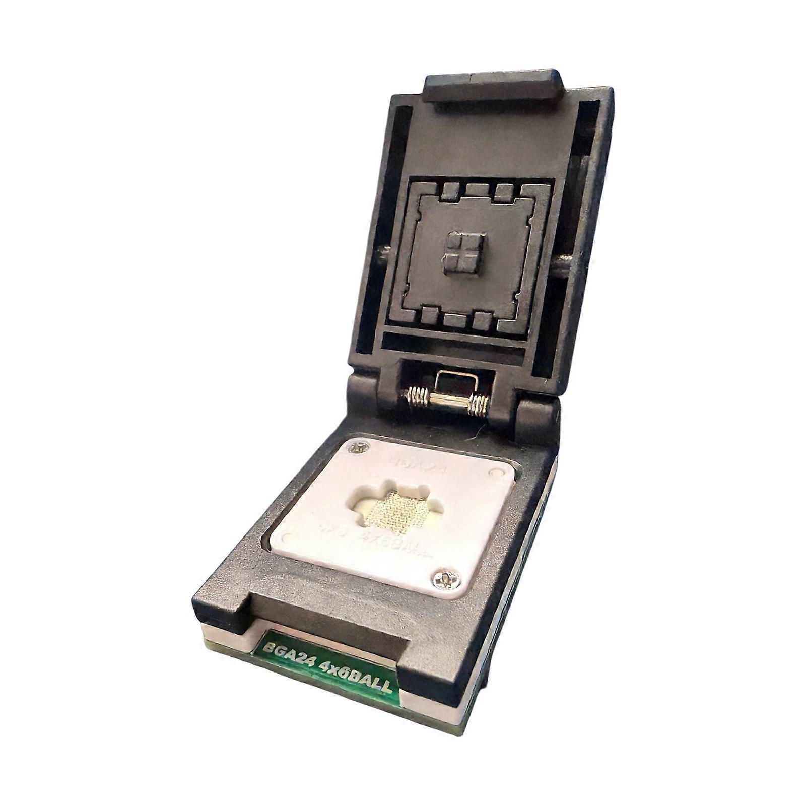 Efficient BGA24 4x6 Ball Programming Adapter For 24Pin ZIF Socket Compatibility T76 Programmer Adapter Multicolor