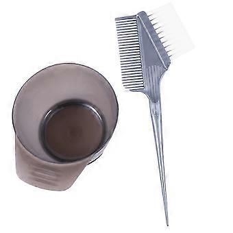 Tigela para tingir cabelo com alça, ideal para uso em salões de cabeleireiro (conjunto com 2 peças)