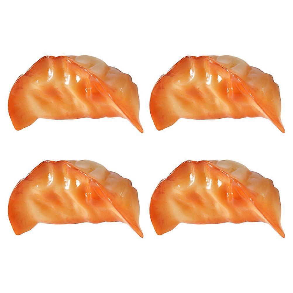 Artificial Dumpling Model for Restaurant Decor 12Pcs Realistic PVC Props