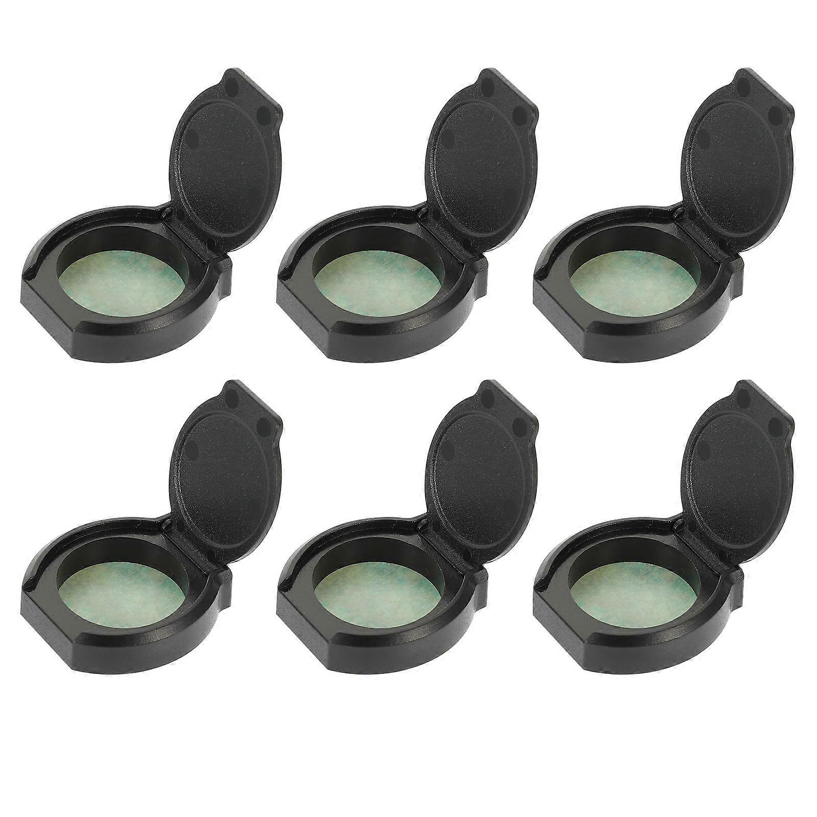 USB Camera Covers Webcam Camera Cover Privacy Protector 6Pcs Black Plastic