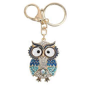 Owl Keychain Creative Key Holder for Decor Diamond Studded Pendant