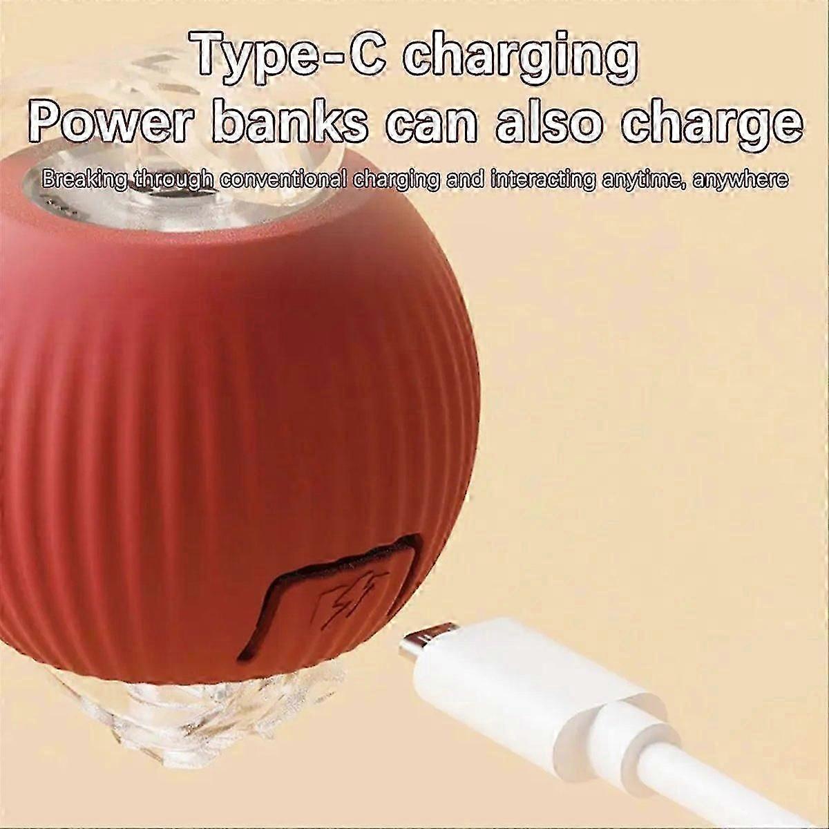 Interactive Cat Rolling Ball Toy with Super Drive for Cats