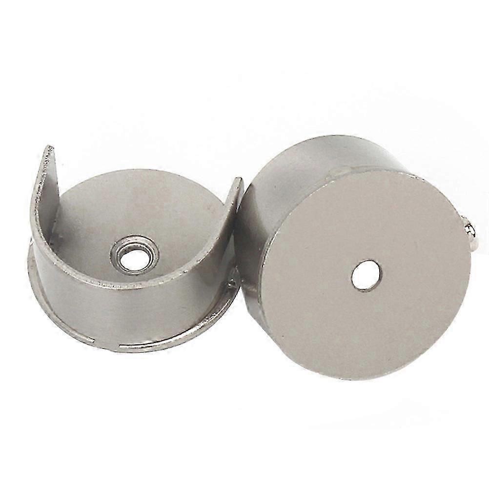 Curtain Rod Brackets | Iron | Silver | Support 2Pcs