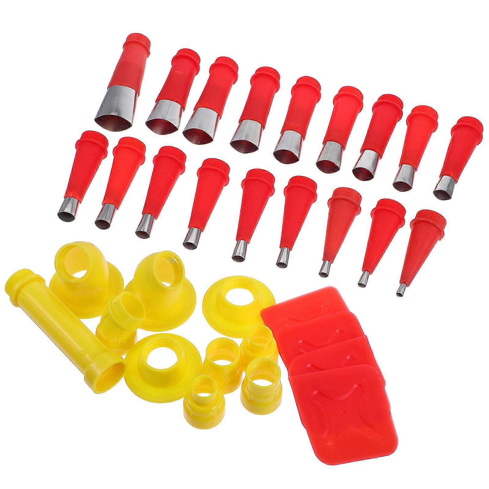 Reusable Caulking Nozzle Set for Precise Application with 1Set Finisher Kit