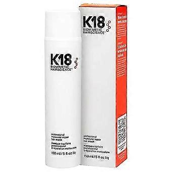 Máscara Capilar Reparadora Molecular K18 150ml: Restaura profundamente a maciez dos cabelos, sem enxágue, ideal para reparar danos.