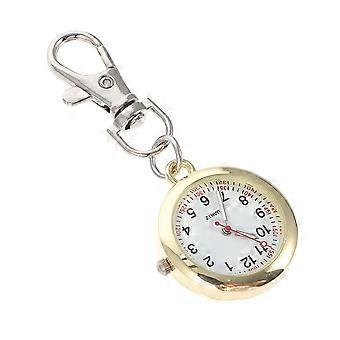 1pc Fashion Pocket Watch Simple Metal Decorative Hanging Hook Pocket Watch