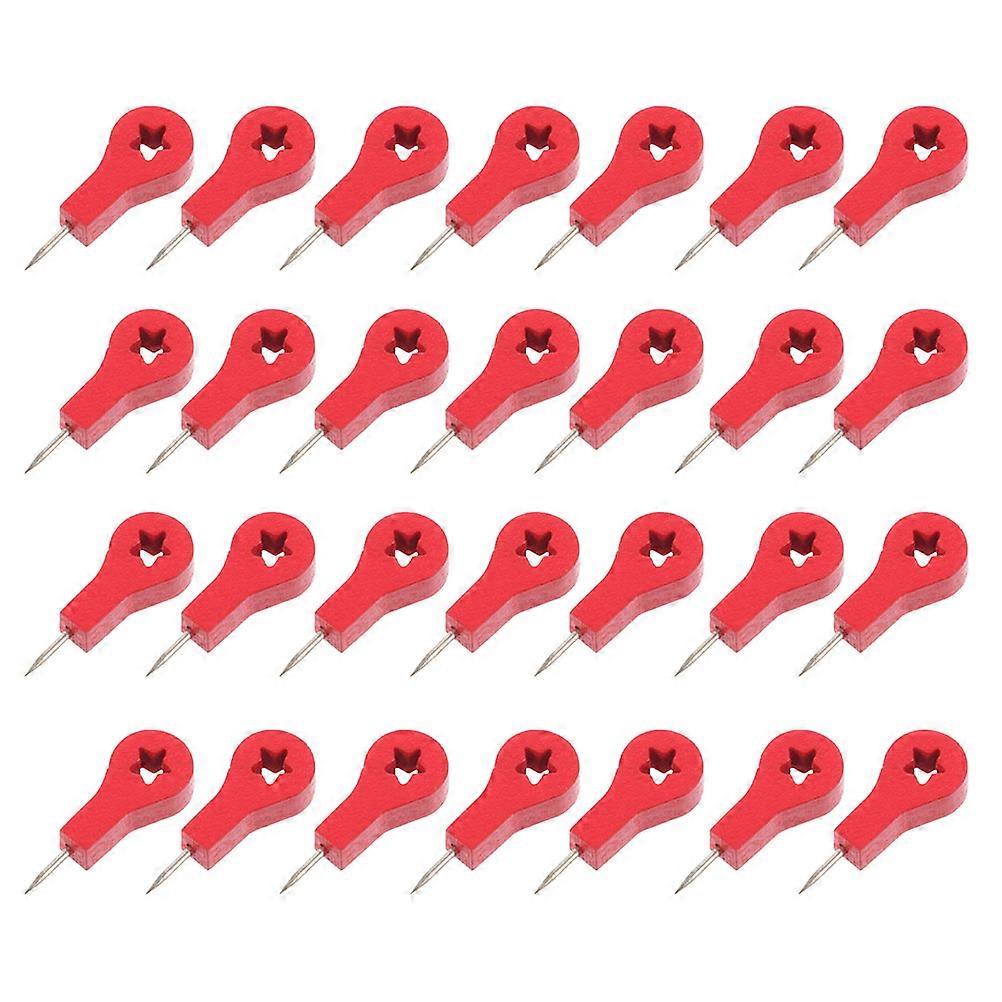 40Pcs Office Pushpins Multi-function Thumb Tacks Convenient Thumbtacks Map Accessory