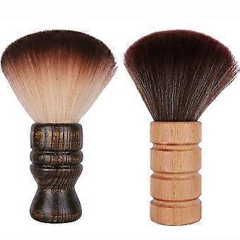 2pcs Neck Duster Brush Professionals Barber Large Hair Cutting Neck Hair Brush Barber Cleaning Hairbrush Hair Sweep Styling Tool Hair Deep Conditione