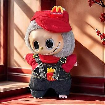 labubu doll clothes, 17cm blind box doll replacement set(Style 2)