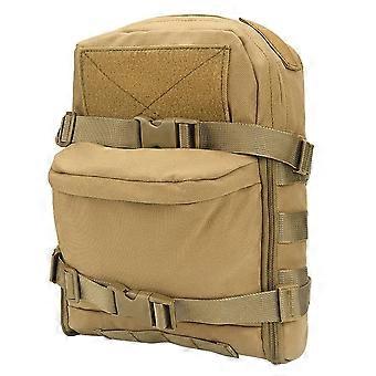 Mud Color Tactical Hydration Pack with 3L Water Bladder, MOLLE Attachment and Waterproof Fabric