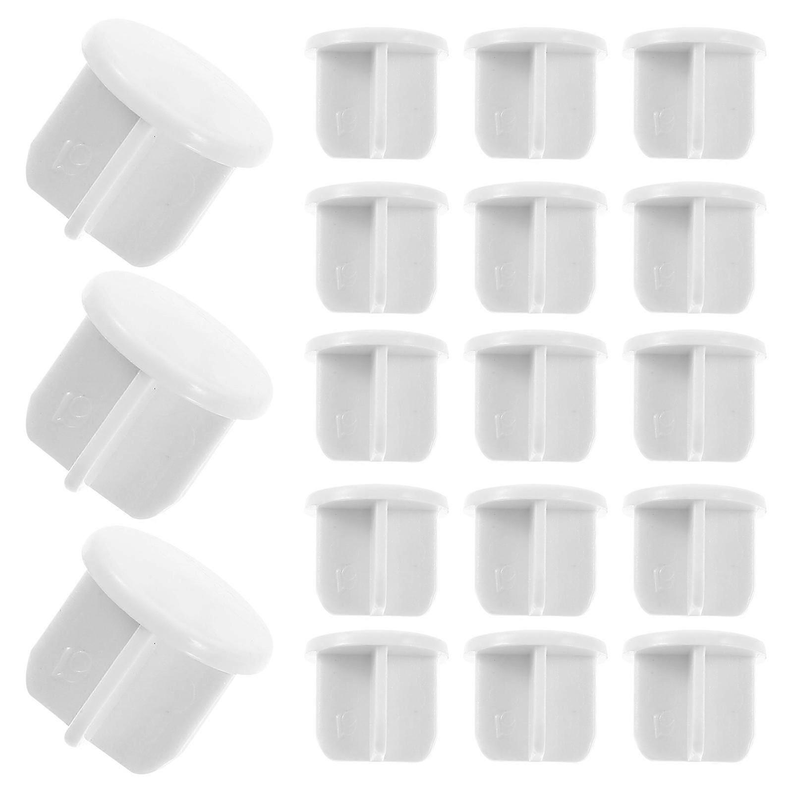 Blinds Bottom Rail End Caps | 50Pcs | ABS Material